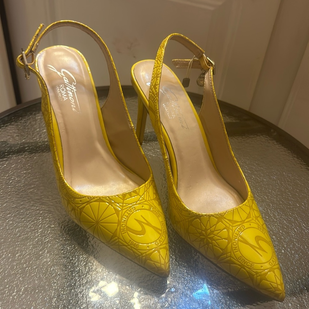 Mustard Colored Heels.